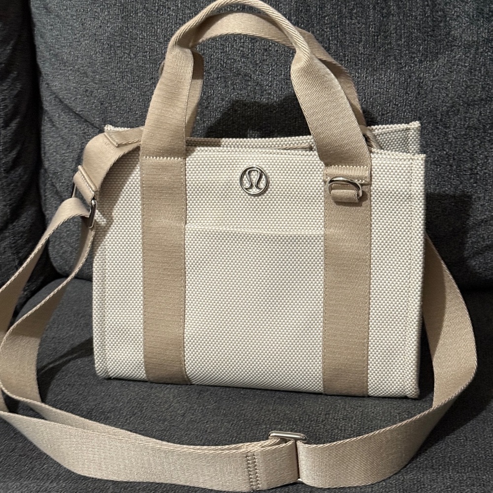 Lululemon Two-Tone Canvas Mini Tote Bag